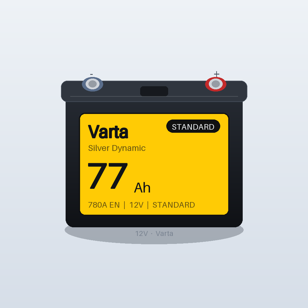Varta Silver Dynamic E44 77Ah